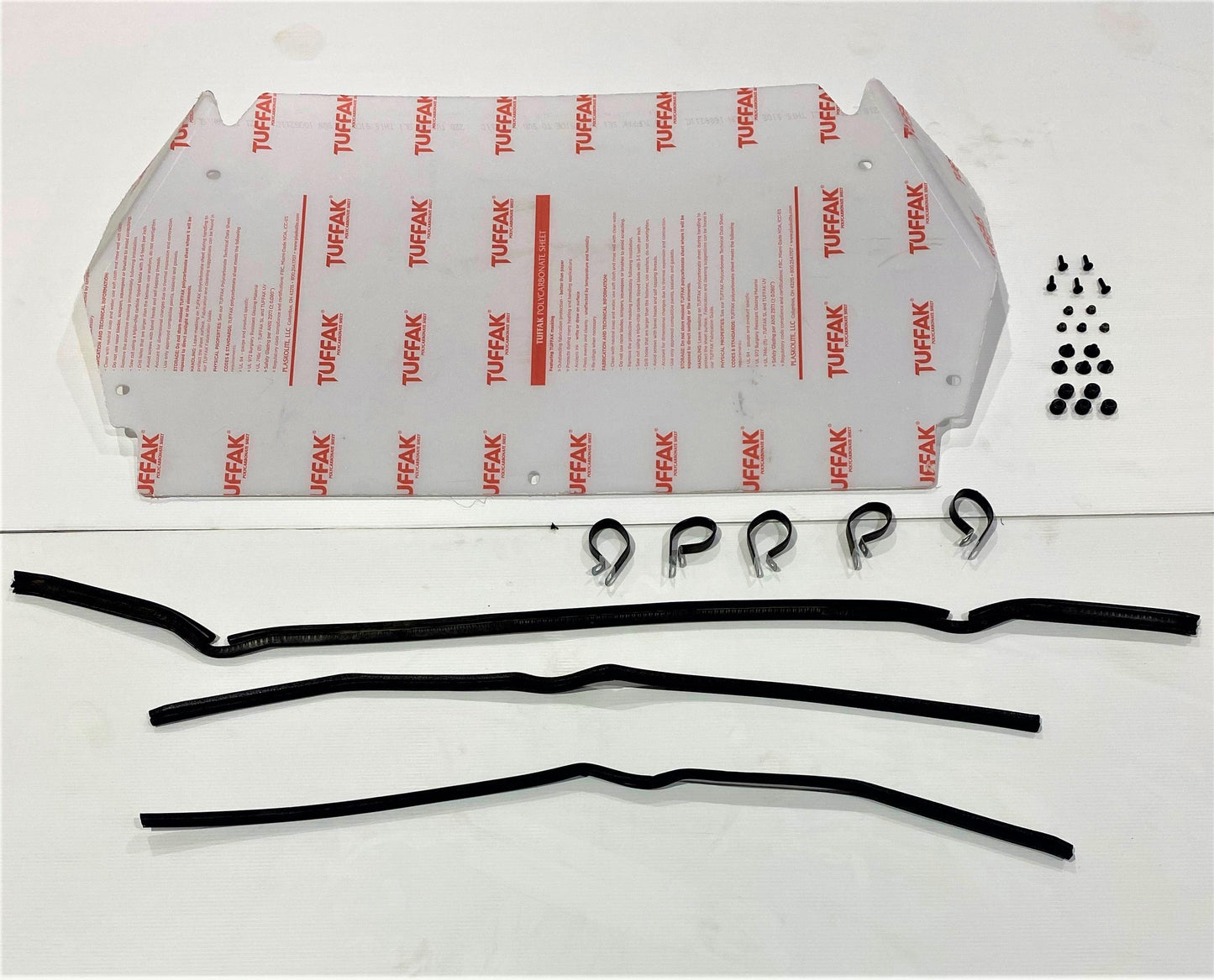 Trail Armor Kawasaki KRX 1000 (Special, Trail, eS, Blackout, Rock Editions) Rear Window Dust Shield Kit  2020 - 2026