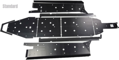 Trail Armor RZR XP Pro 4 Full Skids with Integrated Sliders or Trimmed for Extreme Kick Out Nerf Sliders