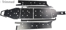 Trail Armor RZR XP Pro 4 Full Skids with Integrated Sliders or Trimmed for Extreme Kick Out Nerf Sliders
