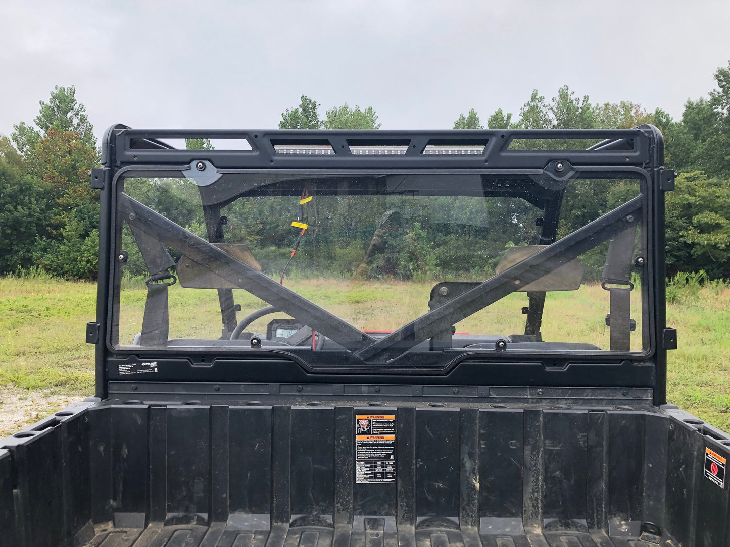 Trail Armor 2013 - 2026 Polaris Ranger XP 570 (FULLSIZE), XP 900, XP 900 Crew,  XP 1000, XP 1000 Crew, Ranger 1000, Ranger 1000 Crew Rear Window Dust Shield