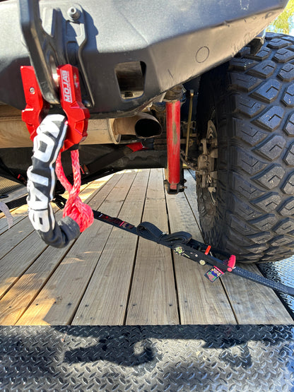 3/4'' Extreme duty Aluminum D-Shackle set (9T)-Ceramic coated (LIFETIME WARRANTY*)-Red,Orange, Blue and American flagShackles are scheduled for delivery during the week commencing July 13th