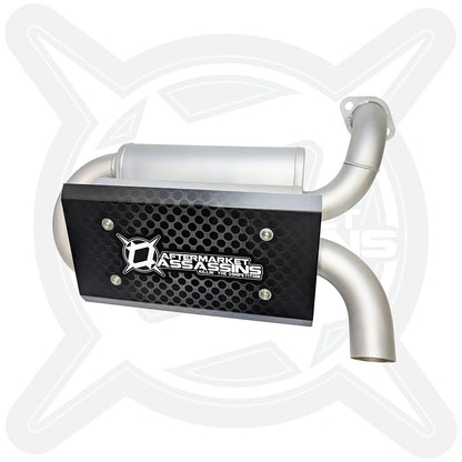 AA Dual Suppressor Slip-On Exhaust for 2018-Up Polaris Ranger XP 1000 *REAR MOUNT ONLY*