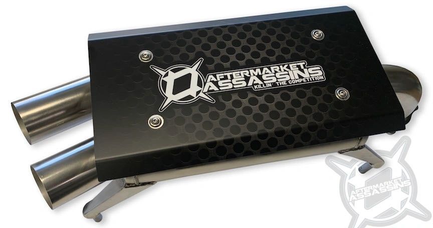 AA Stainless Slip-On Exhaust for 2020-Up RZR Pro XP/Turbo R/Pro S