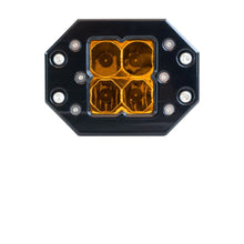 Heretic Quattro Flush Mount Amber LED Pod Light (single)