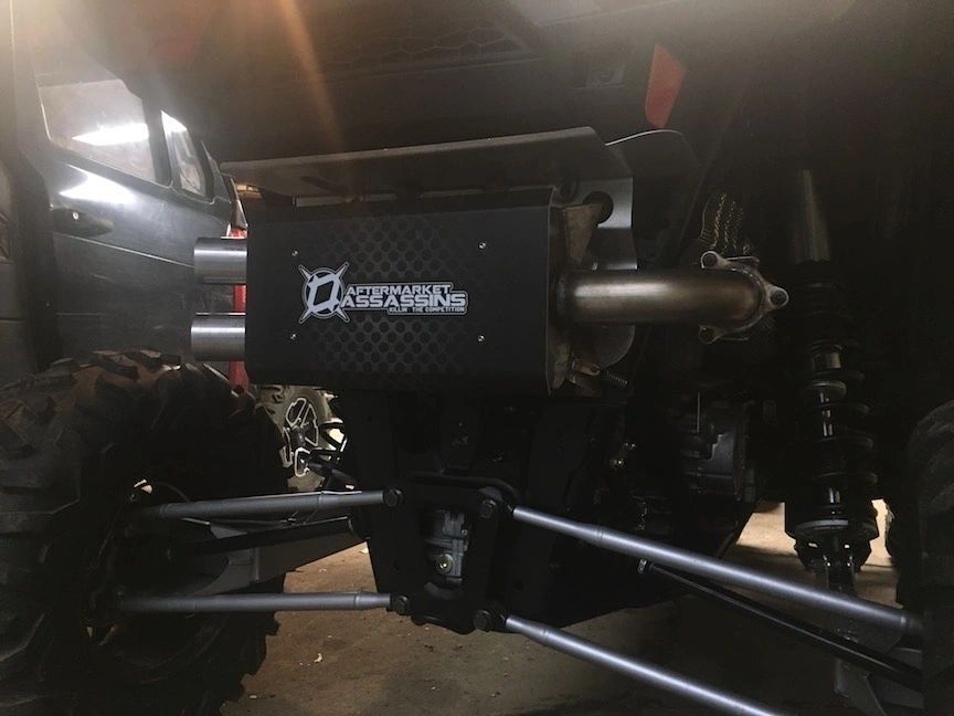 AA Stainless Slip-On Exhaust for 2016-21 RZR XP Turbo