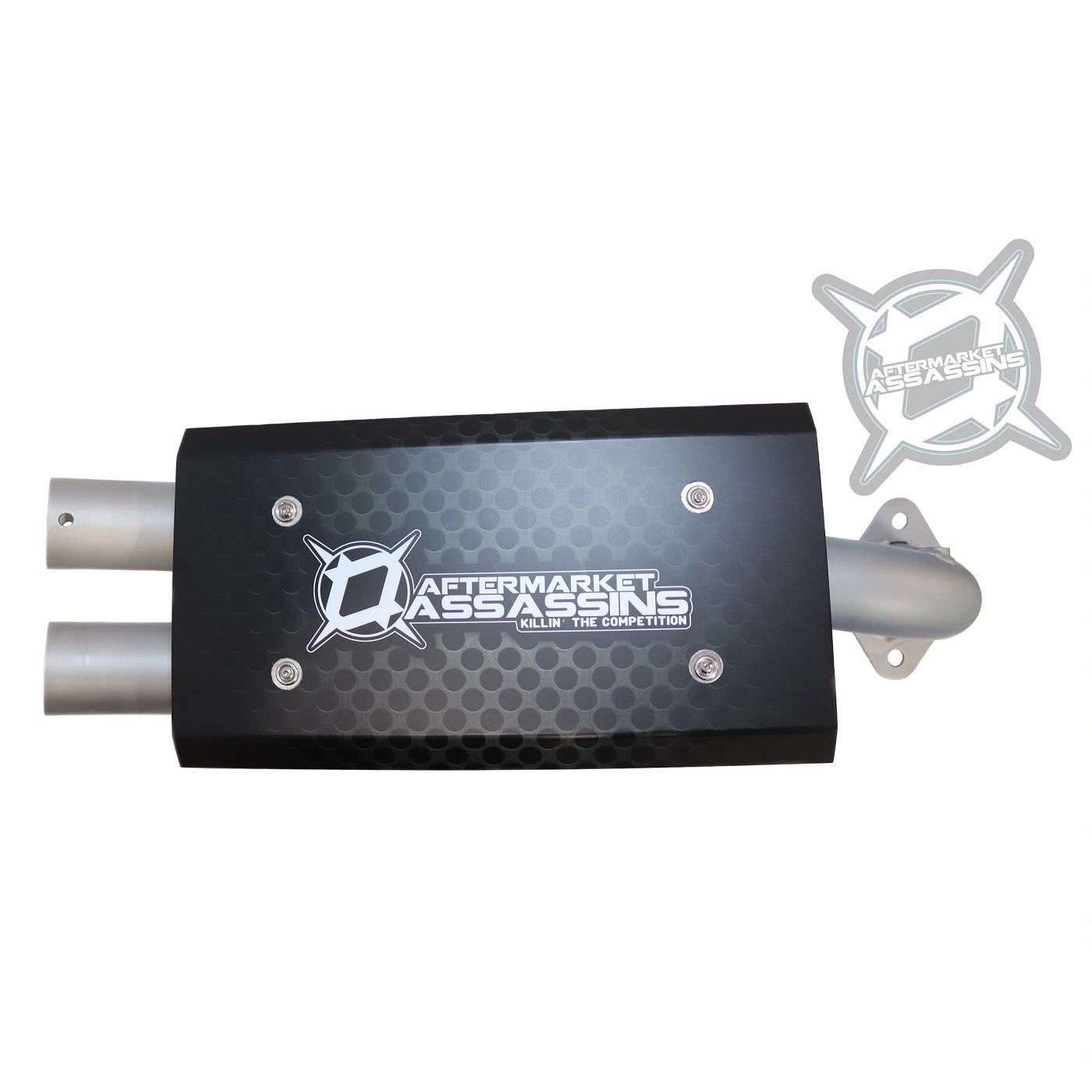 AA Stainless Slip-On Exhaust for 2015-23 RZR XP 1000 & 2018-22 RS1