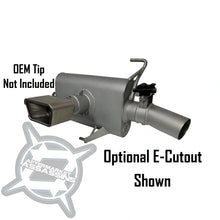 AA Slip-On Exhaust with Center Exit & 3" Side Dump for 2022+ Pro R 4 Cylinder **1-3 Day Lead Time**