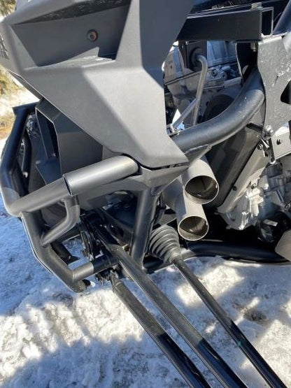 AA Stainless Slip-On Side Exit Exhaust for 2022+ Pro R 4 Cylinder **1-3 Day Lead Time**