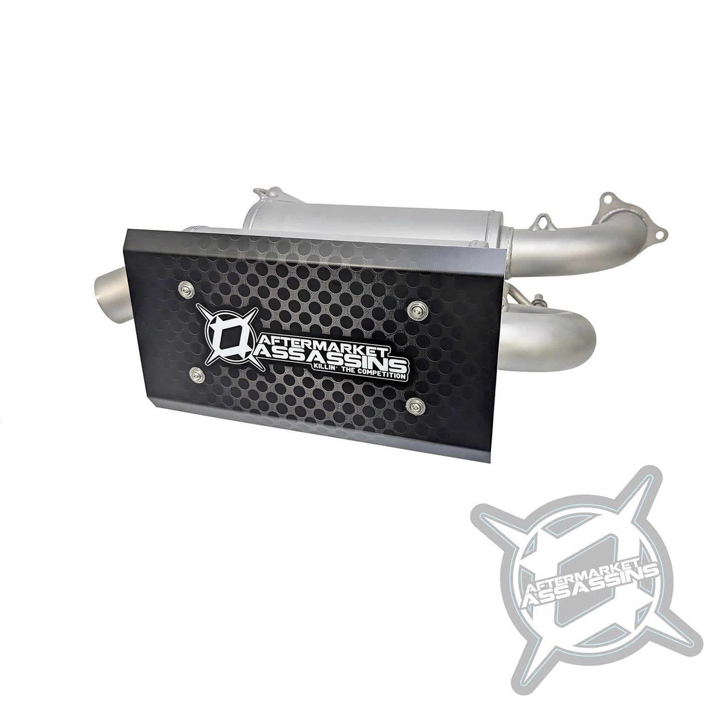 AA Dual Suppressor Slip-On Exhaust for 2020-Up RZR Pro XP/Turbo R/Pro S
