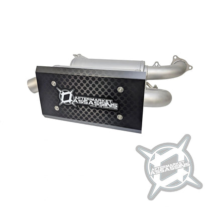 AA Dual Suppressor Slip-On Exhaust for 2020-Up RZR Pro XP/Turbo R/Pro S