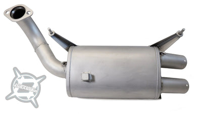 AA Stainless Slip-On Exhaust for 2018-Up Polaris Ranger XP 1000 *REAR MOUNT ONLY* **1-3 day lead time**