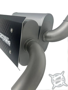 AA Dual Suppressor Slip-On Exhaust for 2018-Up Polaris Ranger XP 1000 *REAR MOUNT ONLY*
