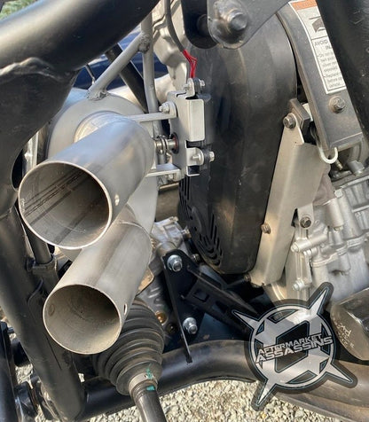 AA Stainless Slip-On Side Exit Exhaust for 2022+ Pro R 4 Cylinder **1-3 Day Lead Time**
