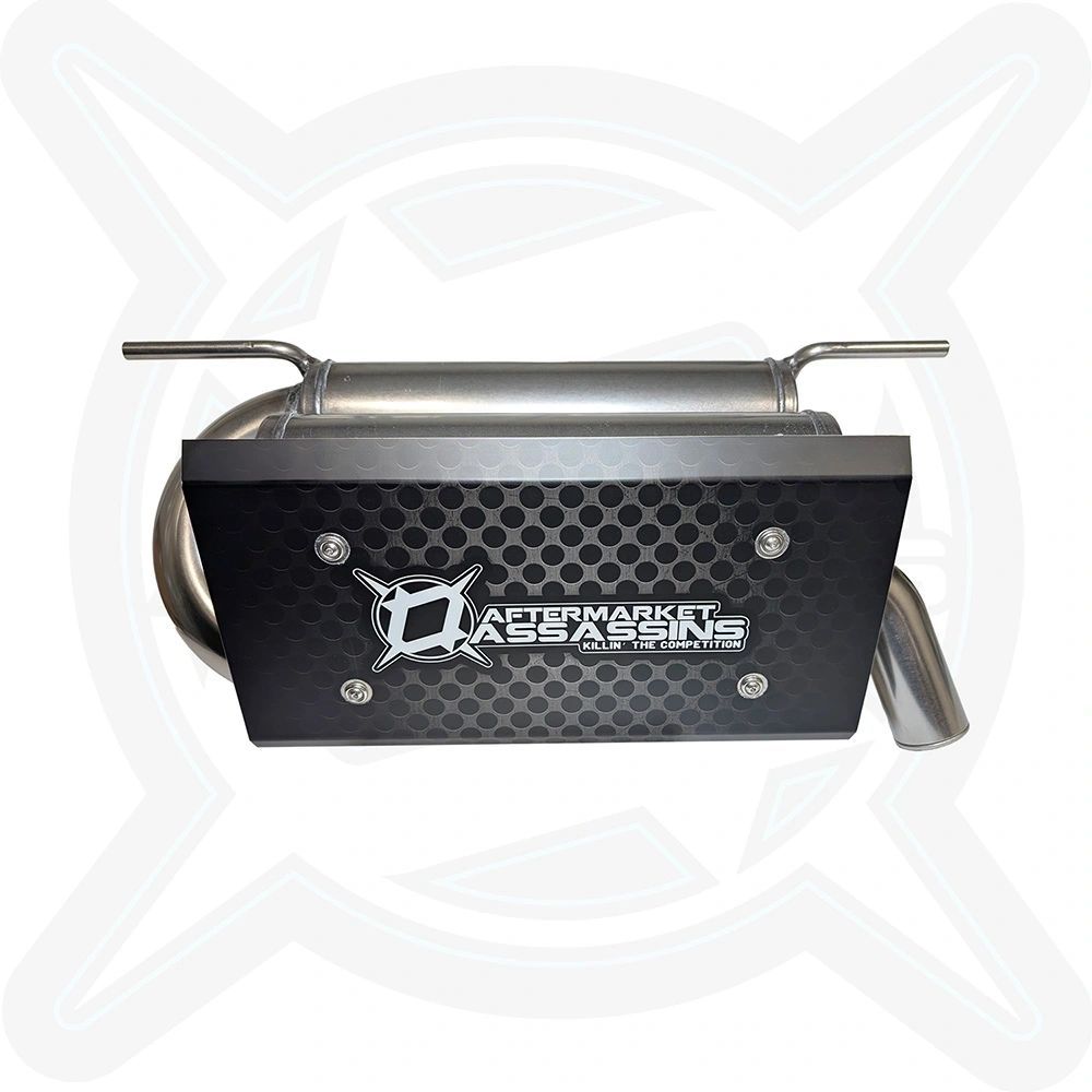 AA Dual Suppressor Slip-On Exhaust for 2025+ CF Moto U10 Pro **3-5 Day Lead Time**