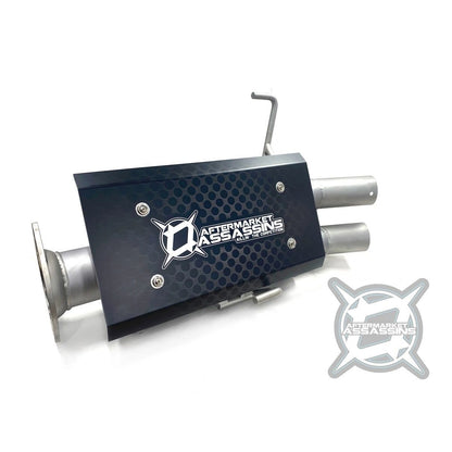 AA Stainless Slip-On Side Exit Exhaust for 2022+ Pro R 4 Cylinder **1-3 Day Lead Time**