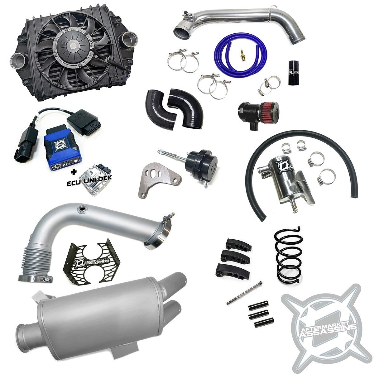 AA 2023-Up Maverick X3 135HP to 220+HP Stage 2 Upgrade Kit
