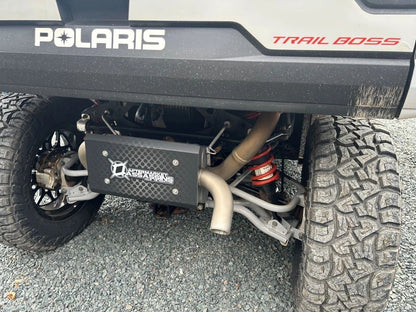 AA Dual Suppressor Slip-On Exhaust for 2018-Up Polaris Ranger XP 1000 *REAR MOUNT ONLY*