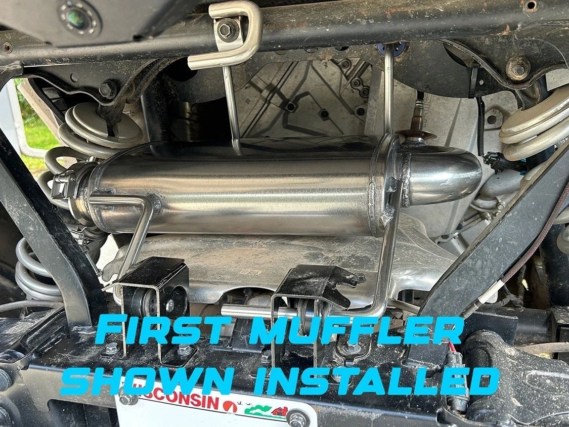AA Dual Suppressor Slip-On Exhaust for 2024-Up Polaris Ranger XD 1500