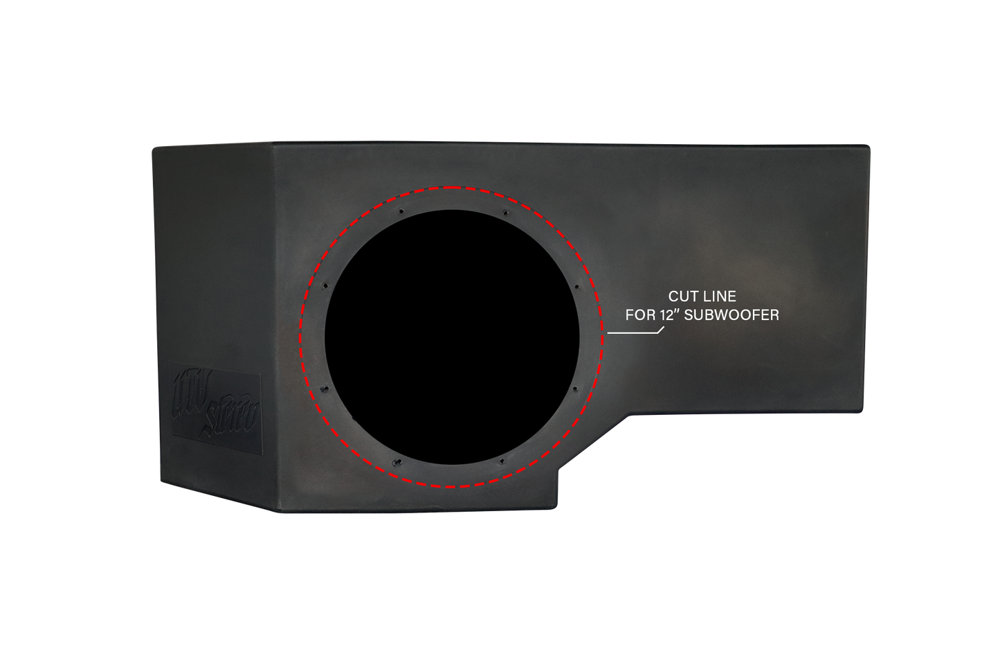 Can-Am® Defender HD10 Vented 10" Driver Subwoofer Enclosure Unloaded | UTVS-DEF-VENC-DRIVER