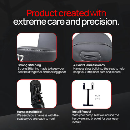 Maverick X3 Bump Seat (2017+)